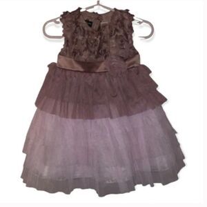 Wendy Bellissimo Pink Tiered Ruffle Tutu Dress